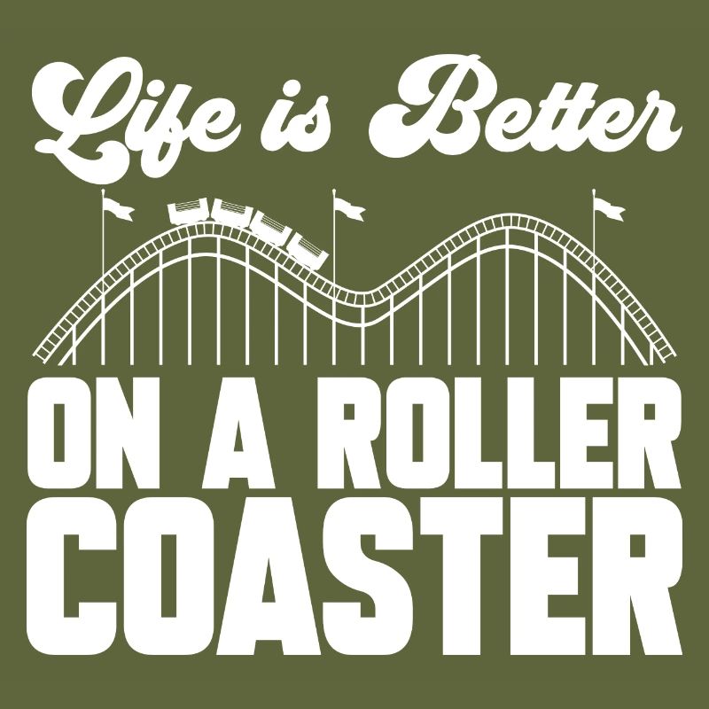 Achterbahn Rollercoaster Freizeitpark