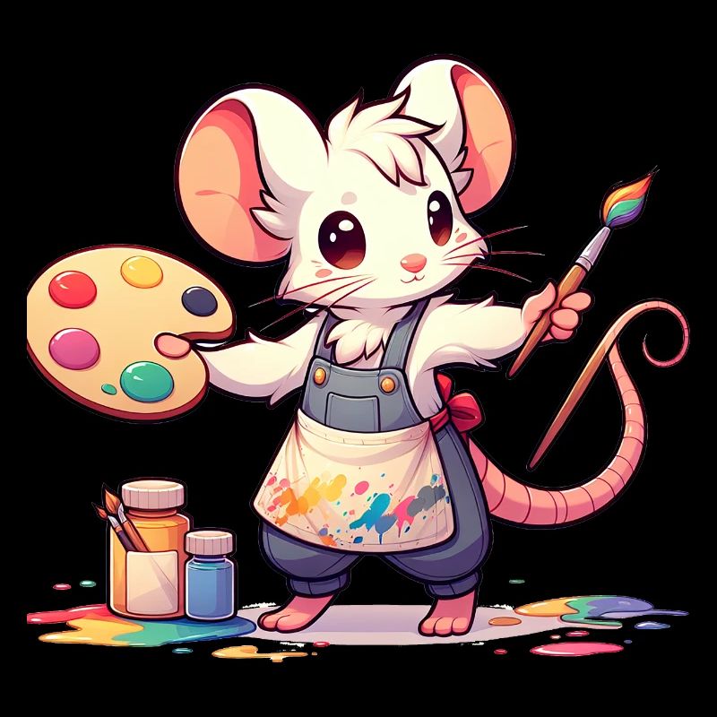 Cute Mouse Artist
