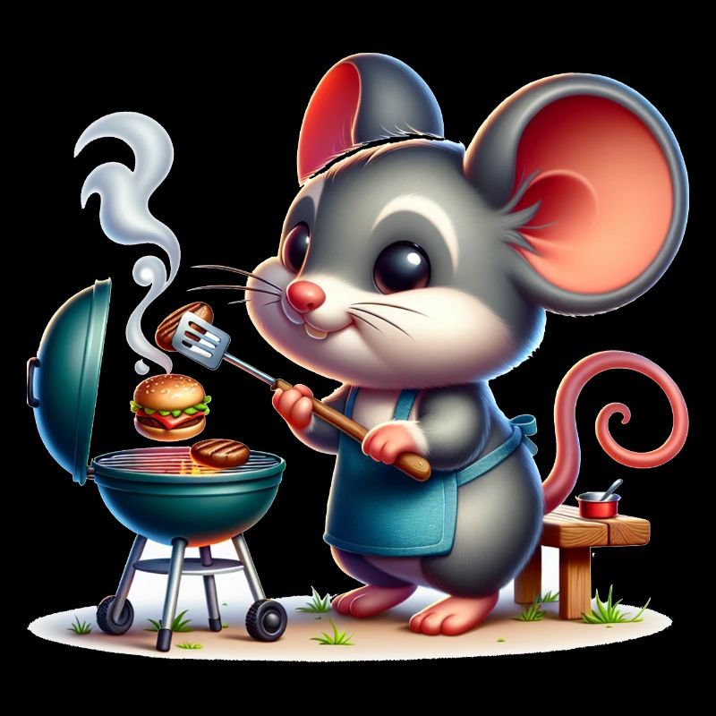 Souris BBQ mignonne