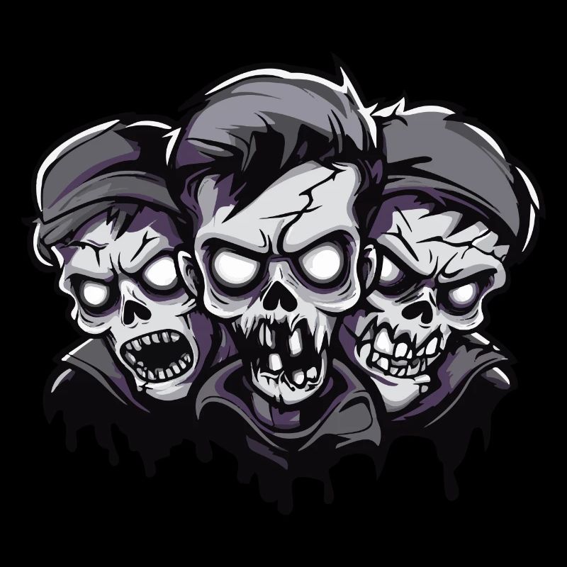 Zombies Halloween Team