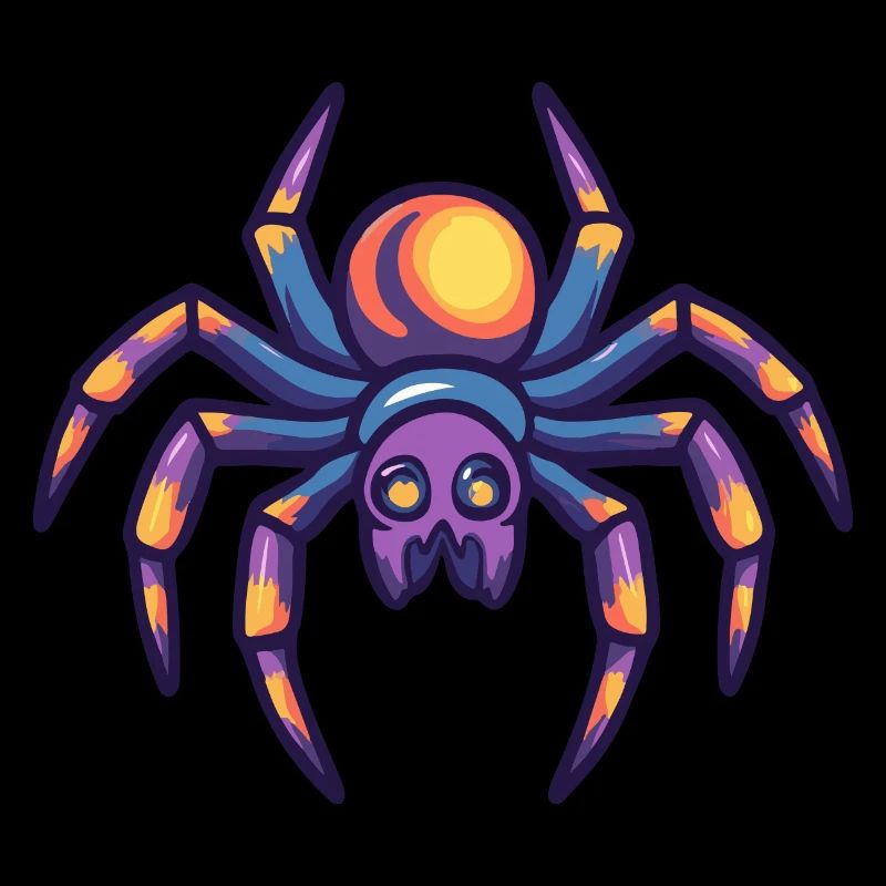 Bande dessinée d’Halloween Tarantula