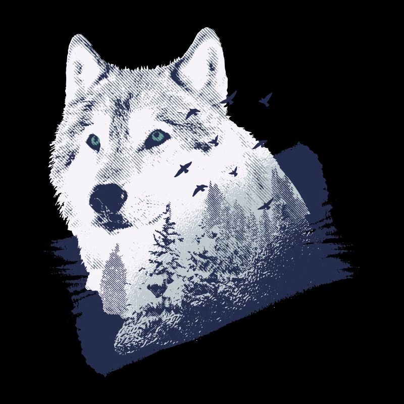 Wolf Tierschutz Waldtier Wolfsrudel Wald Geschenk