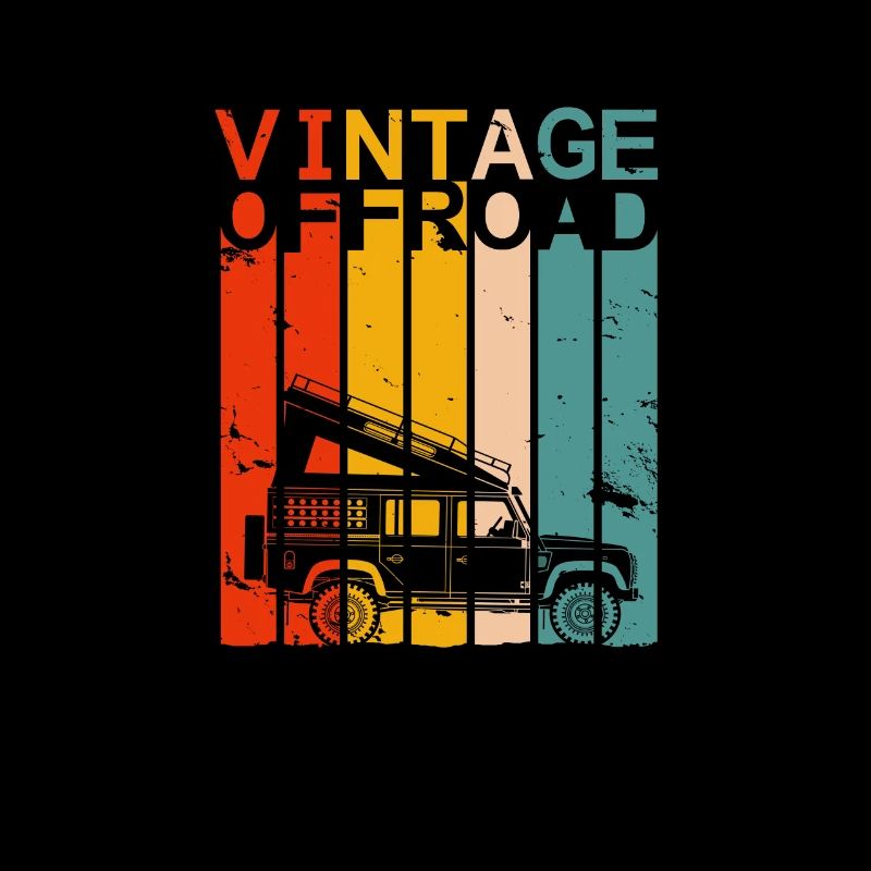 Vintage Offroad - Angular off-road vehicle | Retro