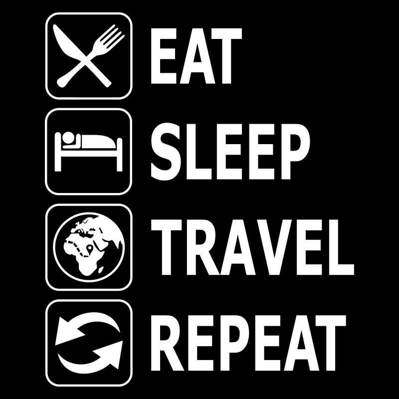 eat, travel, travel