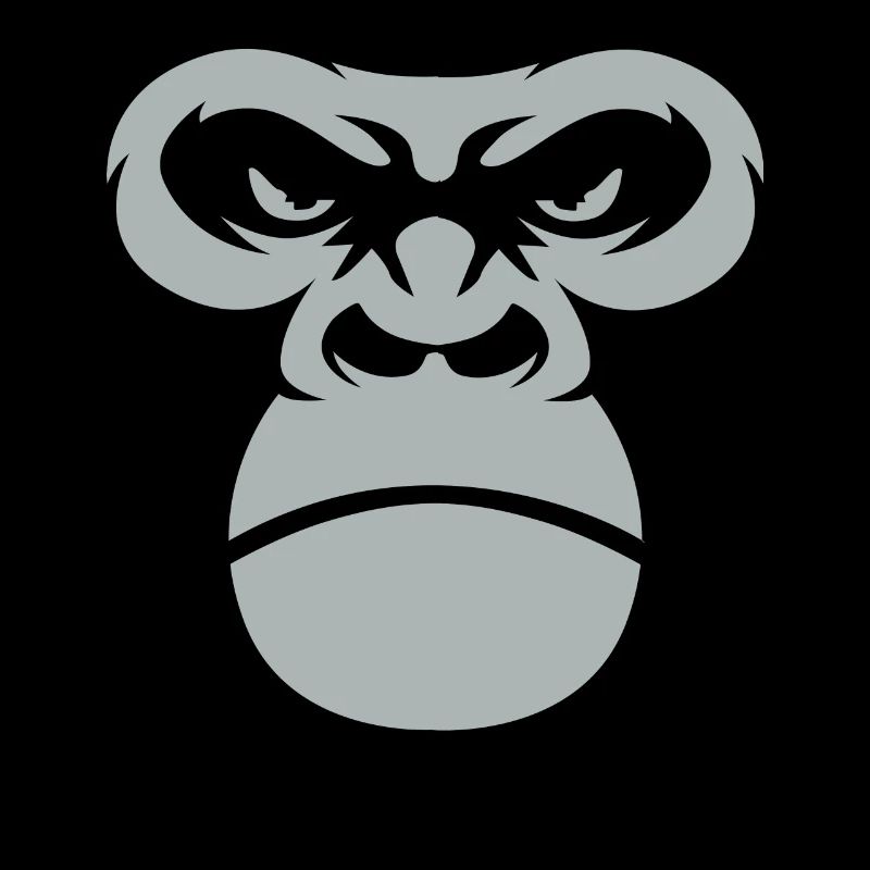 Gorilla Face Silverback Monkey Gift