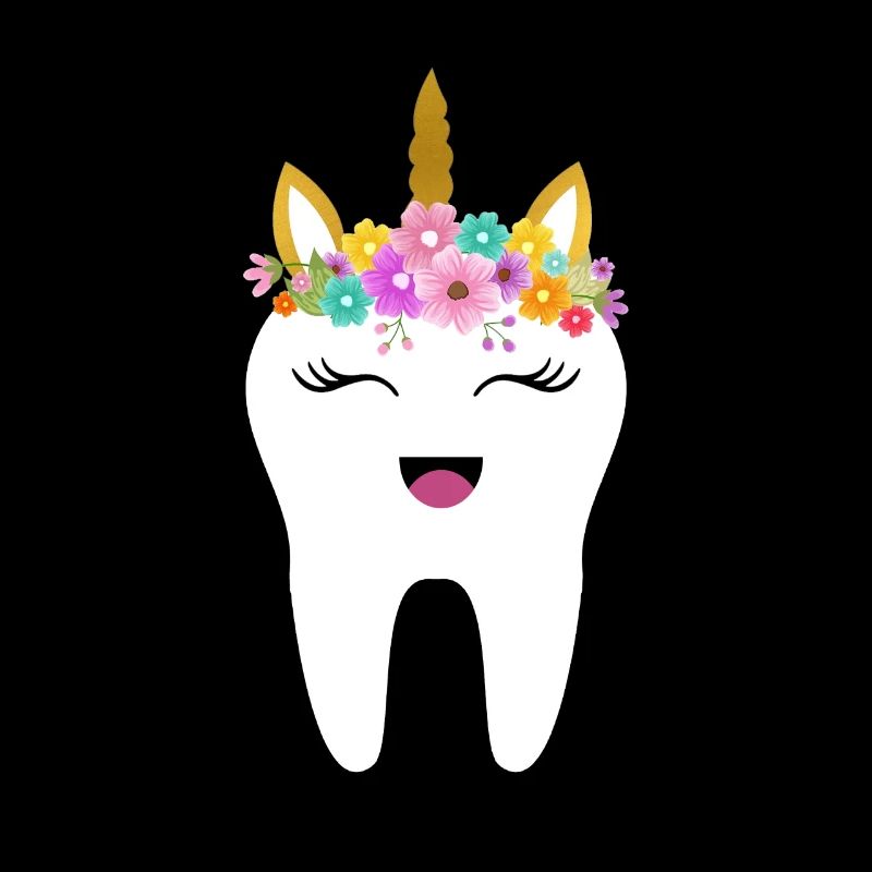 Zahn Einhorn süß
