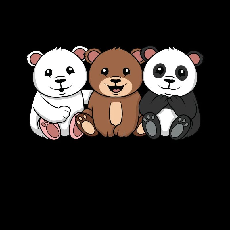 3 Bears 3 Bären Eisbär Bär Panda