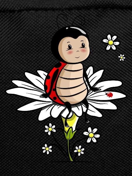 Marienkaefer on flower