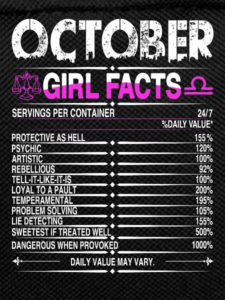 October Libra Girl Facts