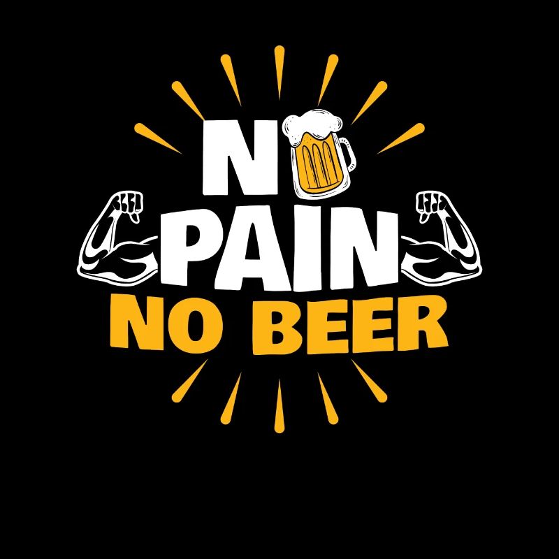 Kein Schmerz kein Bier | Krafttraining Geschenk