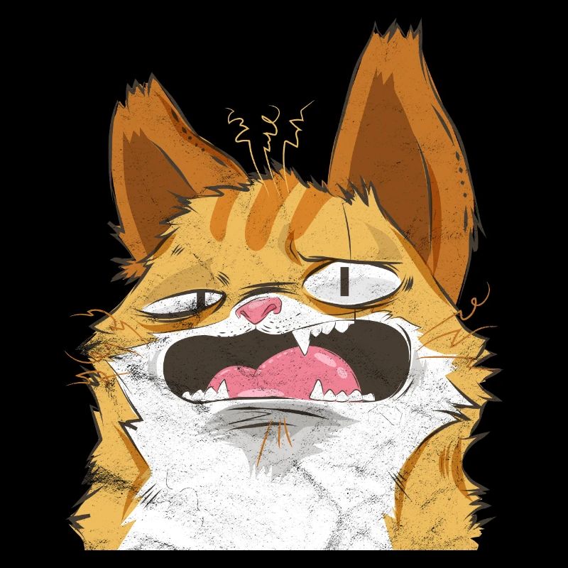 Crazy cat