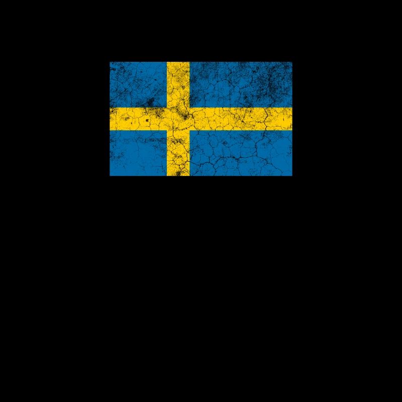 Sweden Flag Distressed