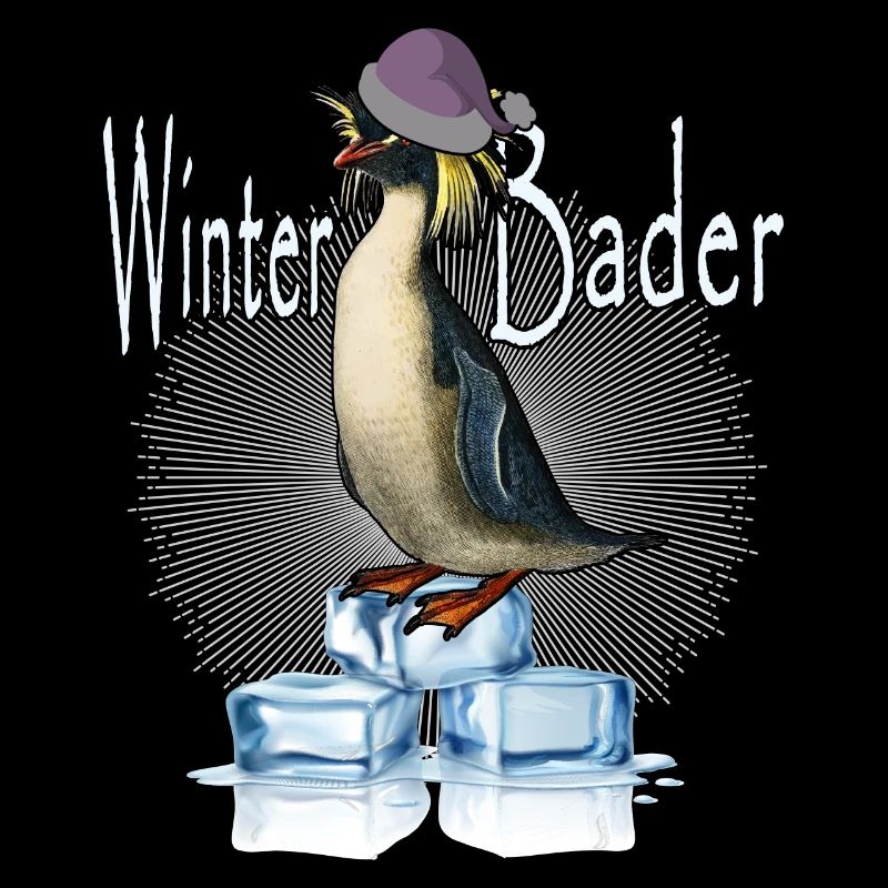 ice bathing ice bathing winter bathing bobble hat cold ice