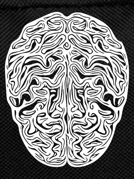 Gehirn - Anatomischer Vector