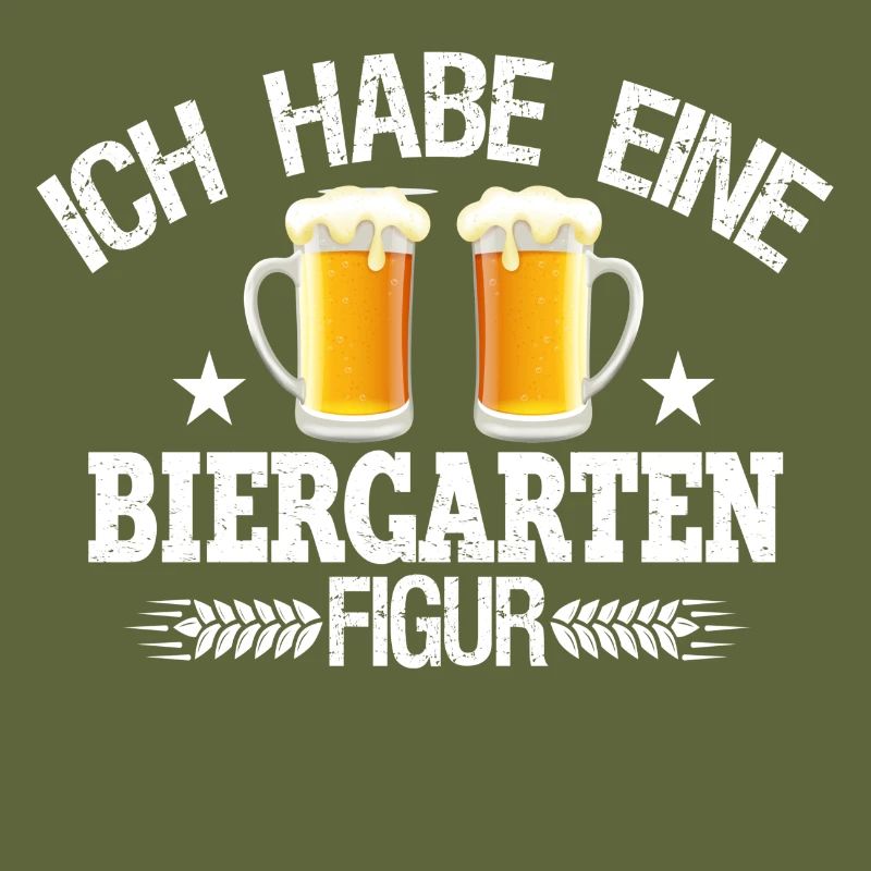 Ich habe eine Biergarten Figur