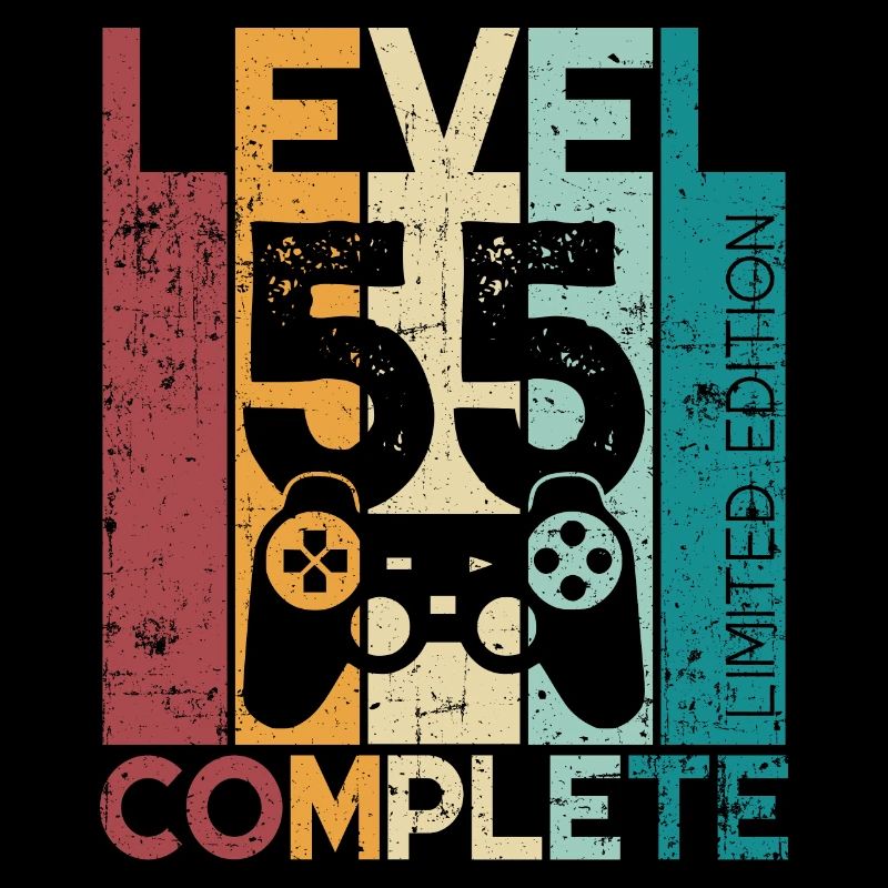 55 Birthday Level 55 Complete 55 Years Gift