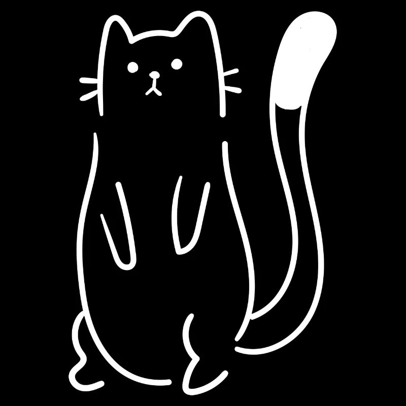 Joli animal de compagnie à dessiner une silhouette