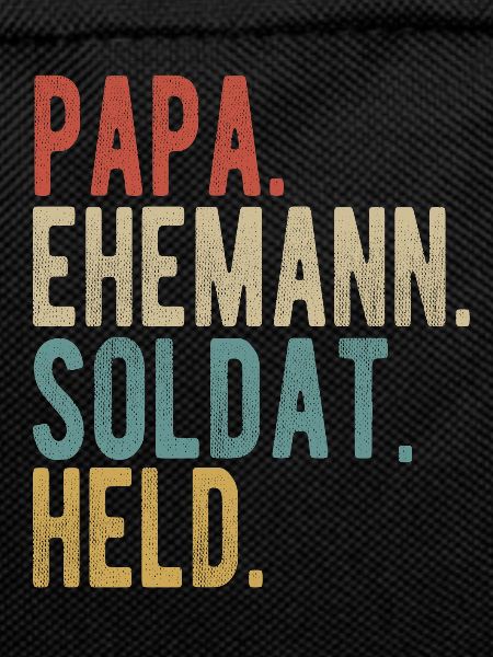 Soldat Papa Ehemann Held