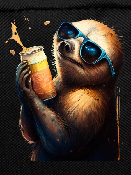 Coolest beer drinker: a sloth