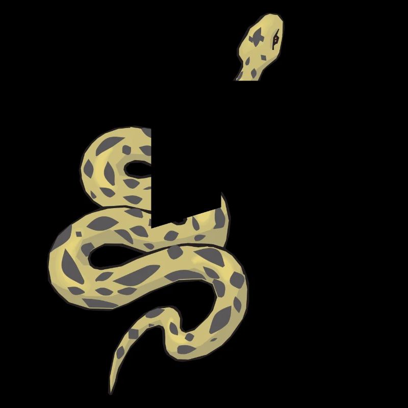 Letter e snake