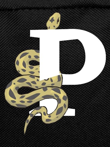Letter p snake