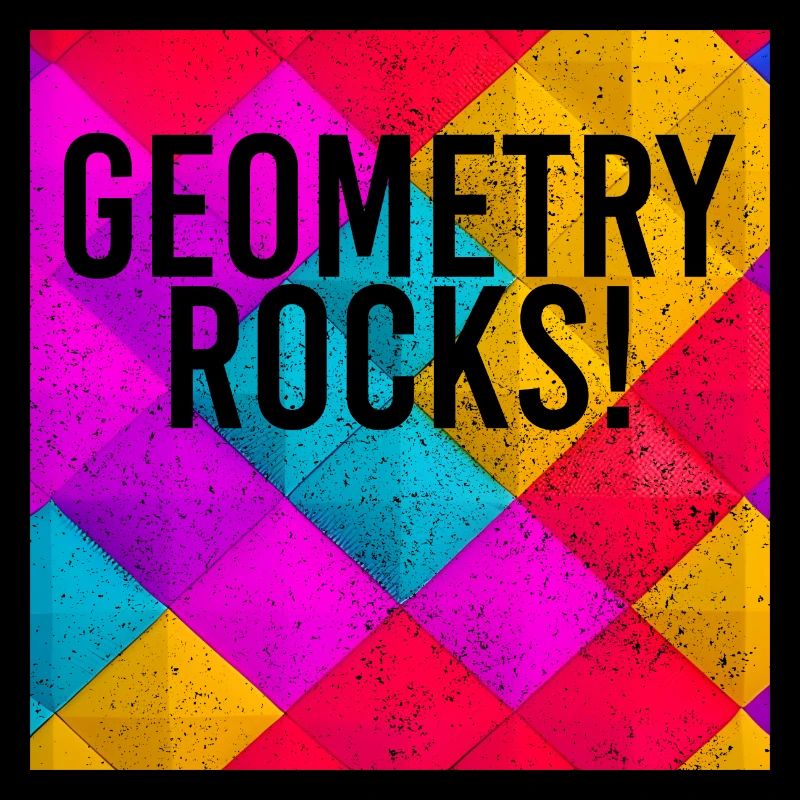 Geometry Rocks Funny Math Teacher