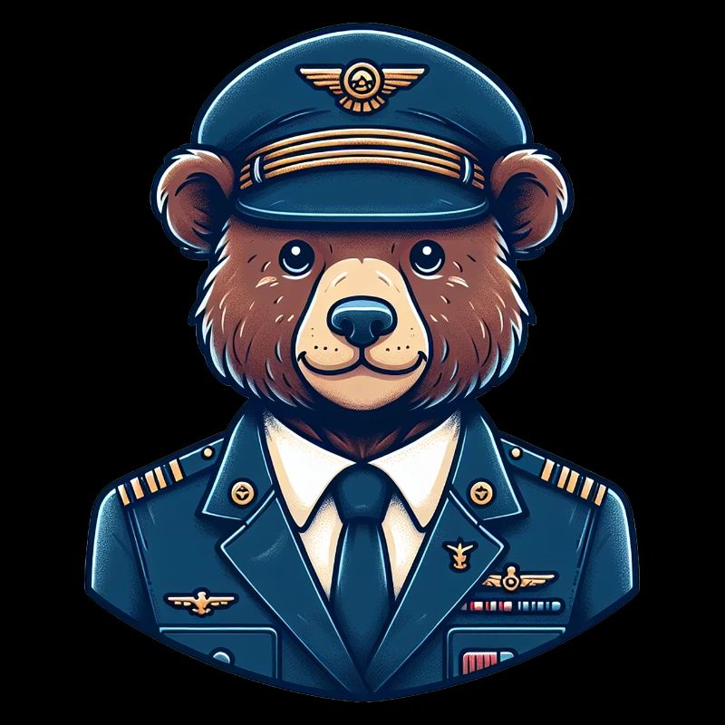 Cute Bear Pilot