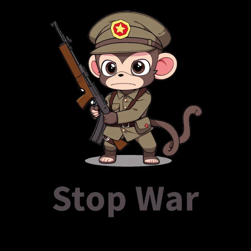 STOP WAR MONKEY