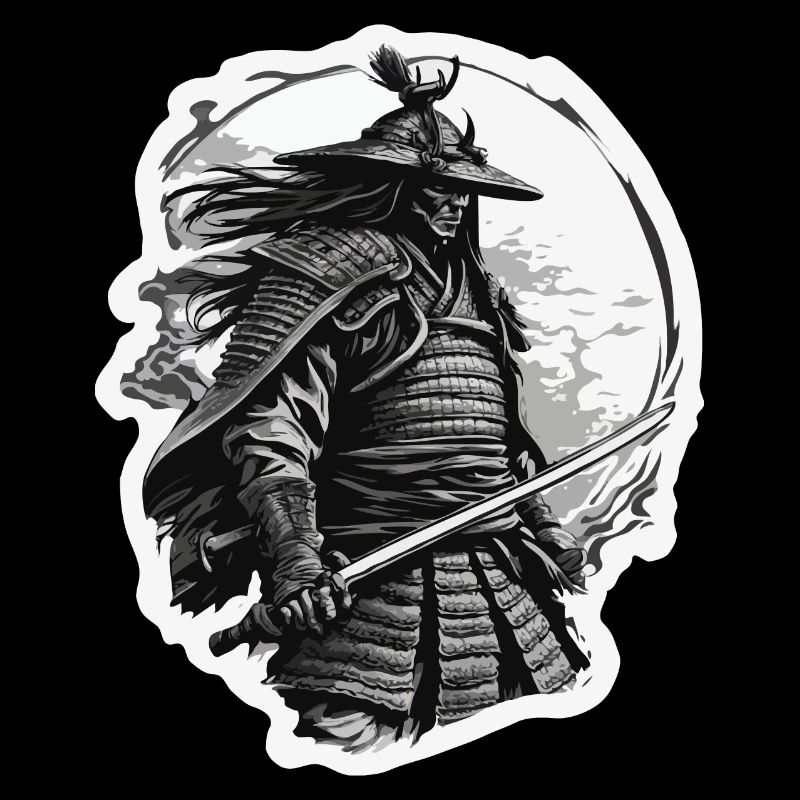 Samurai / Japanisch / Harakiri / Katana / Mann