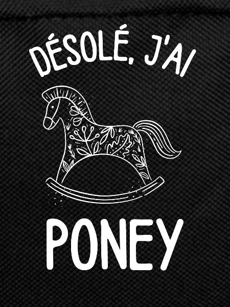 Cheval poney course