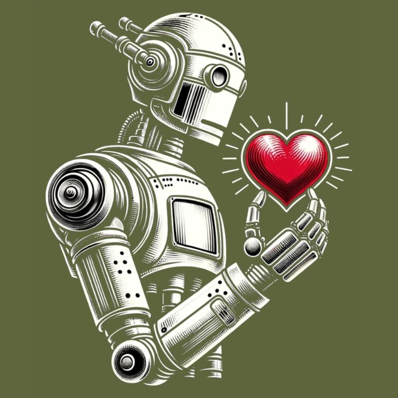 Roboter mit Herz