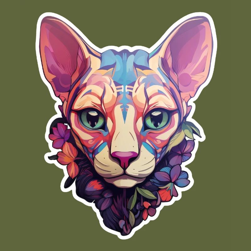 Sphynx-Katzenkopf