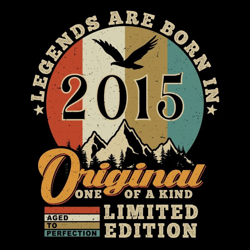 Original 2015 Cadeau D'anniversaire 2015 Authentic