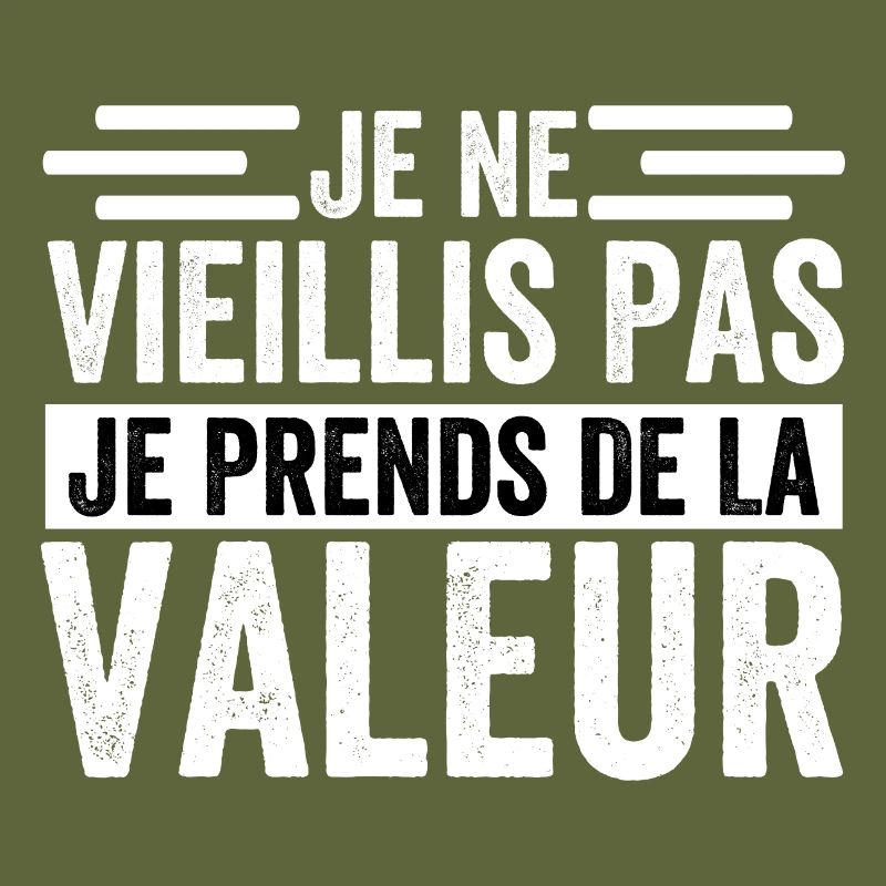 I'm not getting old, I'm increasing in value