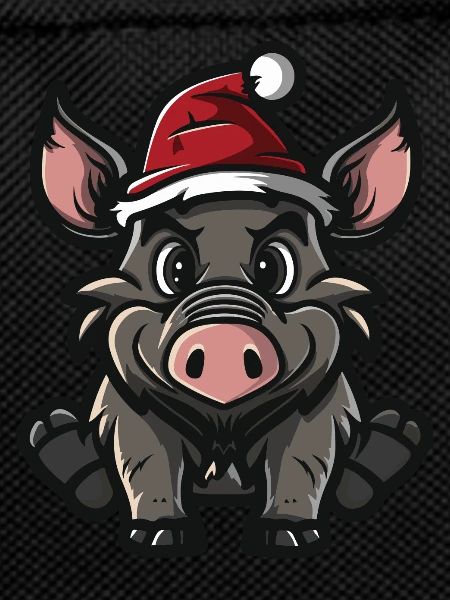 Pig Christmas Wild Boar