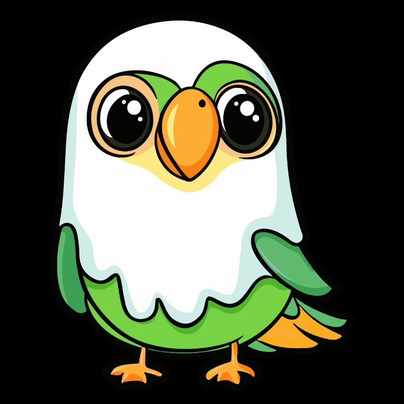 Parrot Halloween Funny Ghost