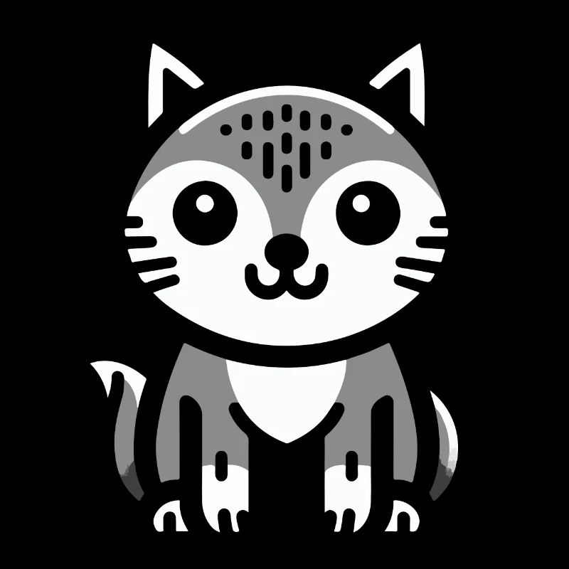 Cute Cartoon Cat