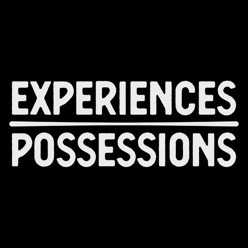 Experiences over Possessions Mindfulness Adventure