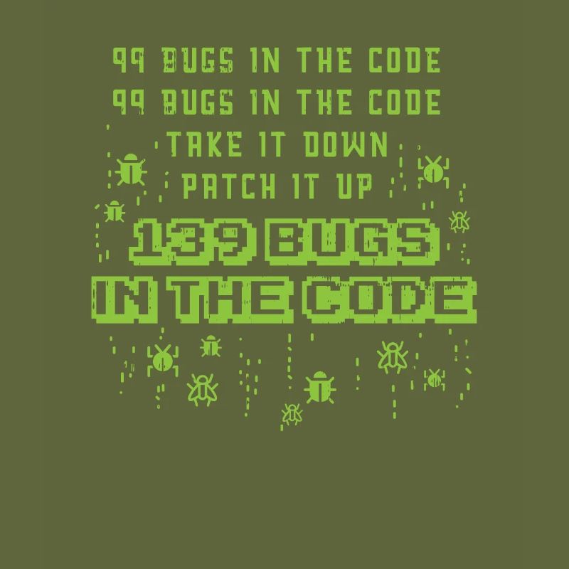 99 Bugs In The Code Programmer Source Coding Desig