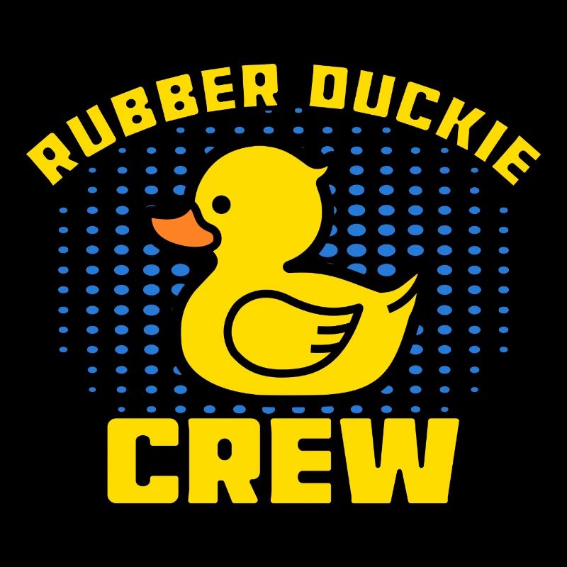 Rubber Duckie Crew Cute Duck
