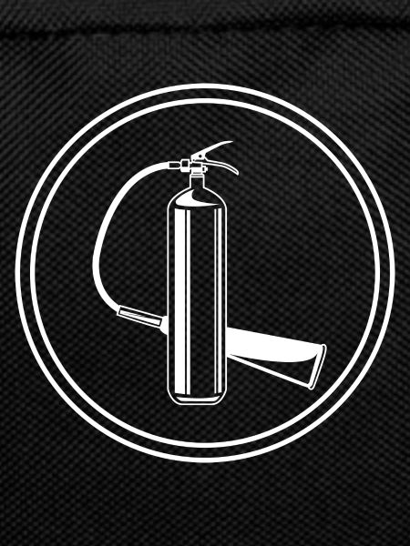 Fire extinguisher symbol fire brigade
