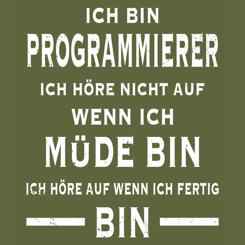 Ich bin Programmierer Informatiker Programmieren