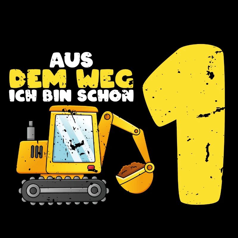 Aus dem Weg ich bin schon 1, Geschenkidee Vintage