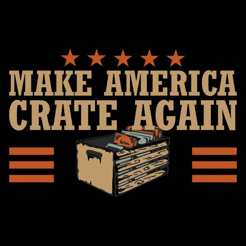 Book Reader Make America Crate Again Sarcastic