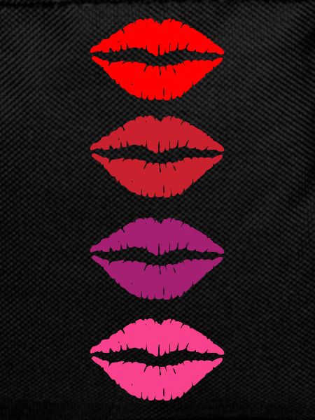 Lipstick kiss mouth