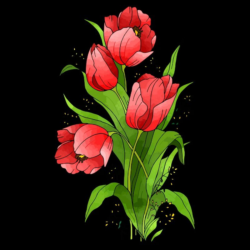 Tulips bouquet