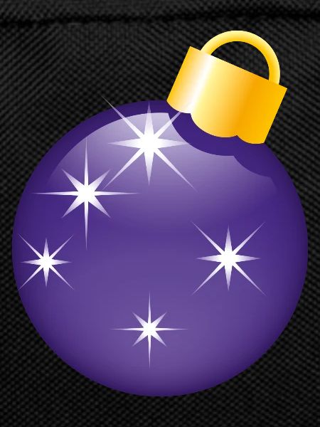 Smiley Christmas bauble