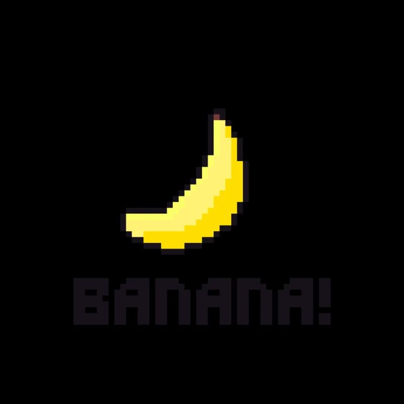 Retro Banane Pixelart