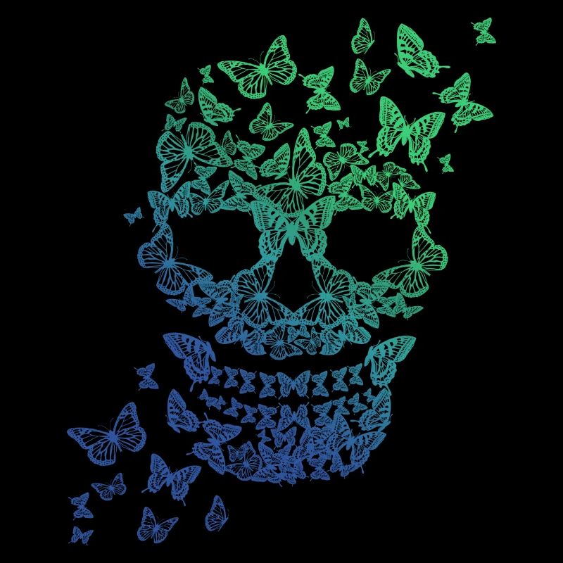 Butterfly skull