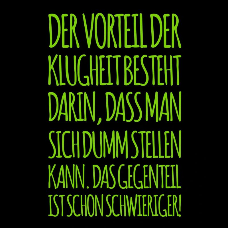 sich dumm stellen ist leicht